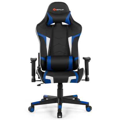 Reclining Gaming Chair with Massage Lumbar Support