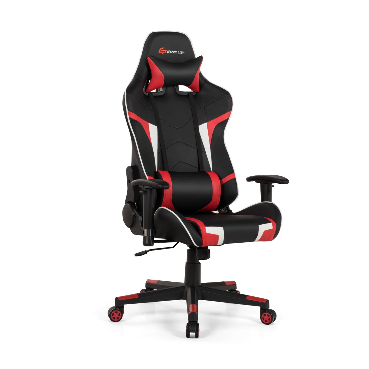 Reclining Gaming Chair with Massage Lumbar Support