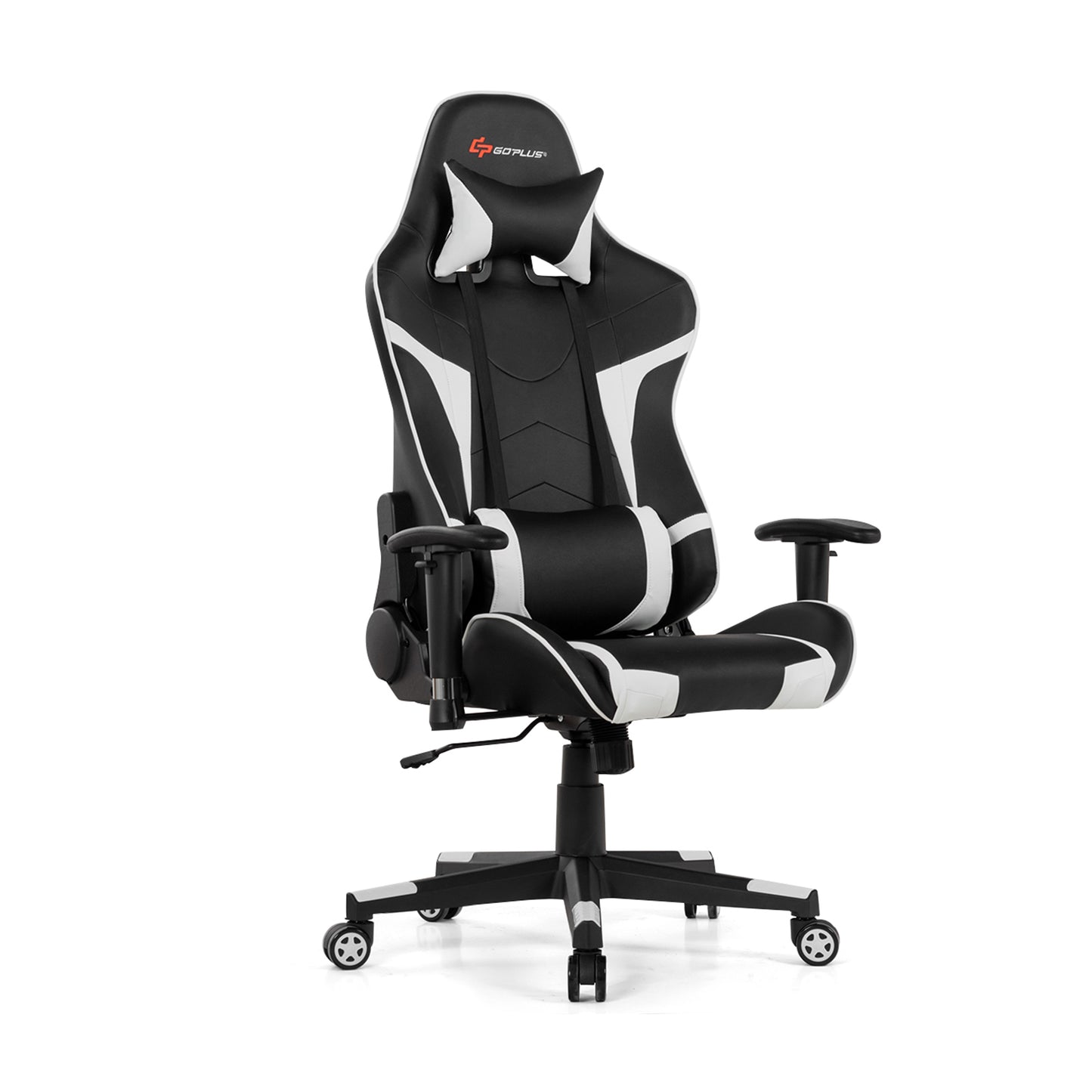 Reclining Gaming Chair with Massage Lumbar Support