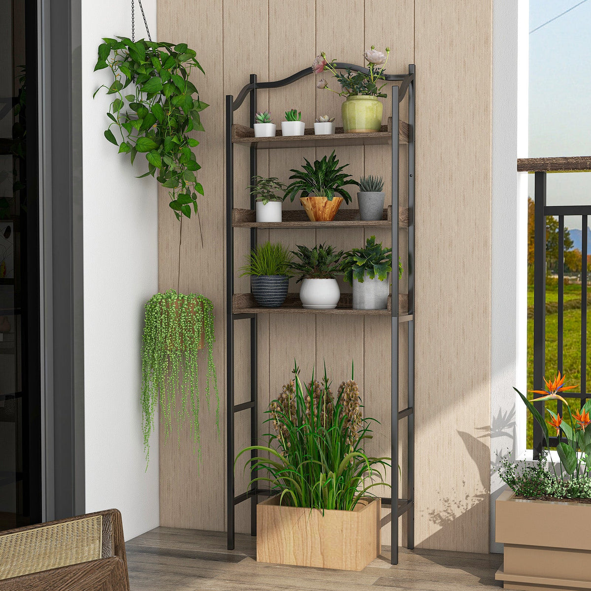 3-Tier Over-The-Toilet Bathroom Spacesaver Storage Rack