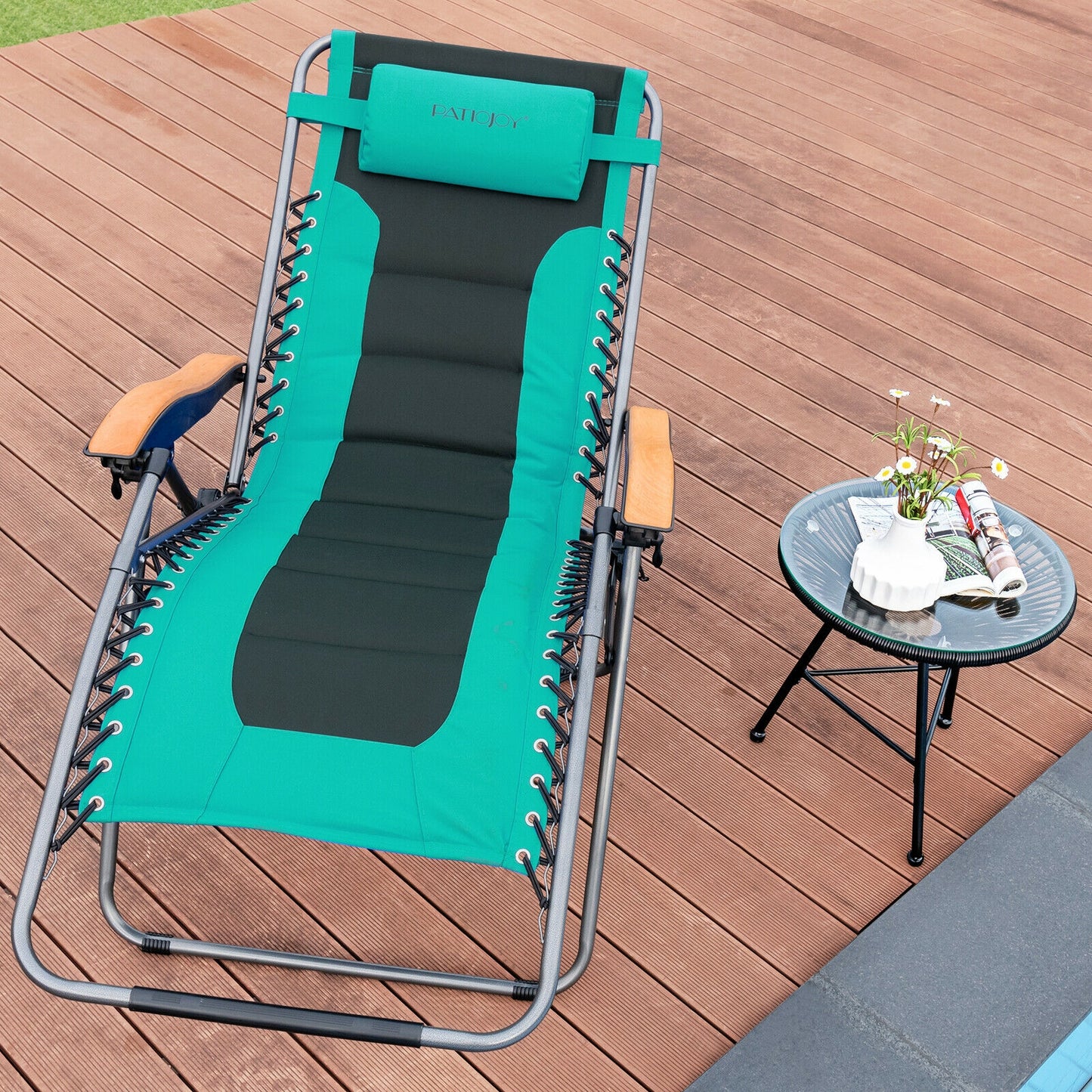Oversized Zero Gravity Lounge Chair with Adjustable Recline