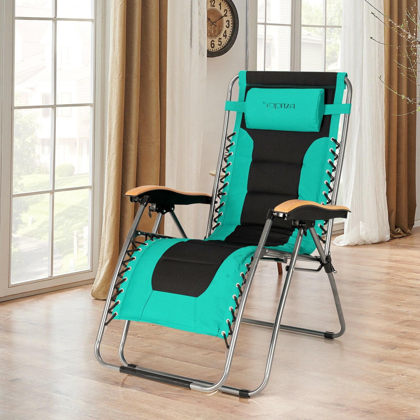 Oversized Zero Gravity Lounge Chair with Adjustable Recline