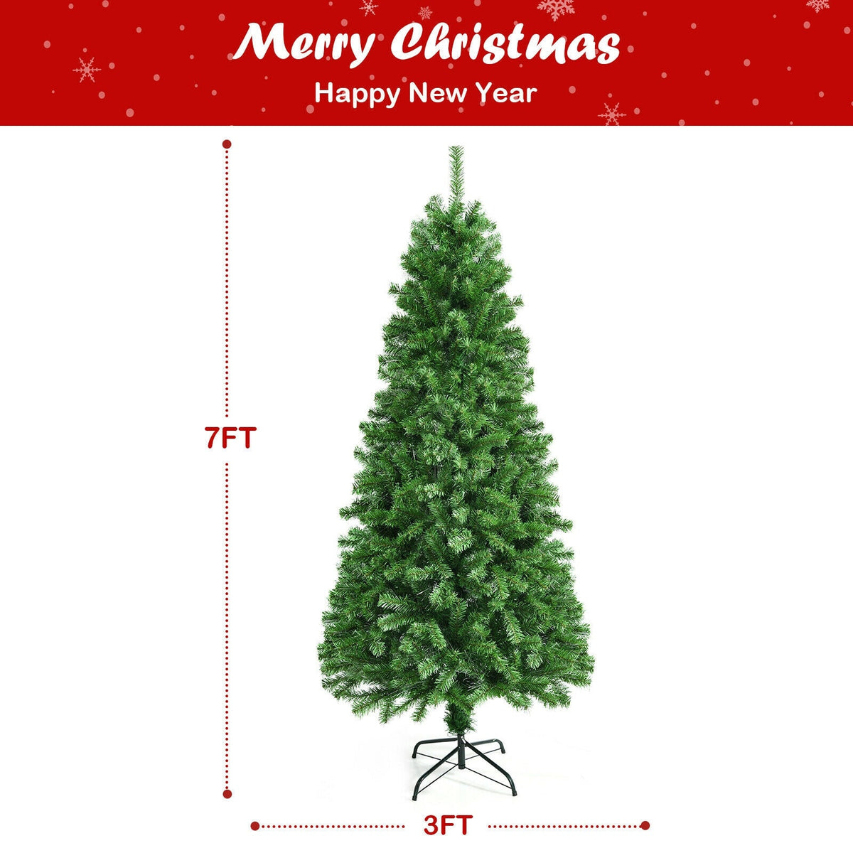 Pre-lit Multi-Colored Fiber Optic Spruce Artificial Christmas Tree