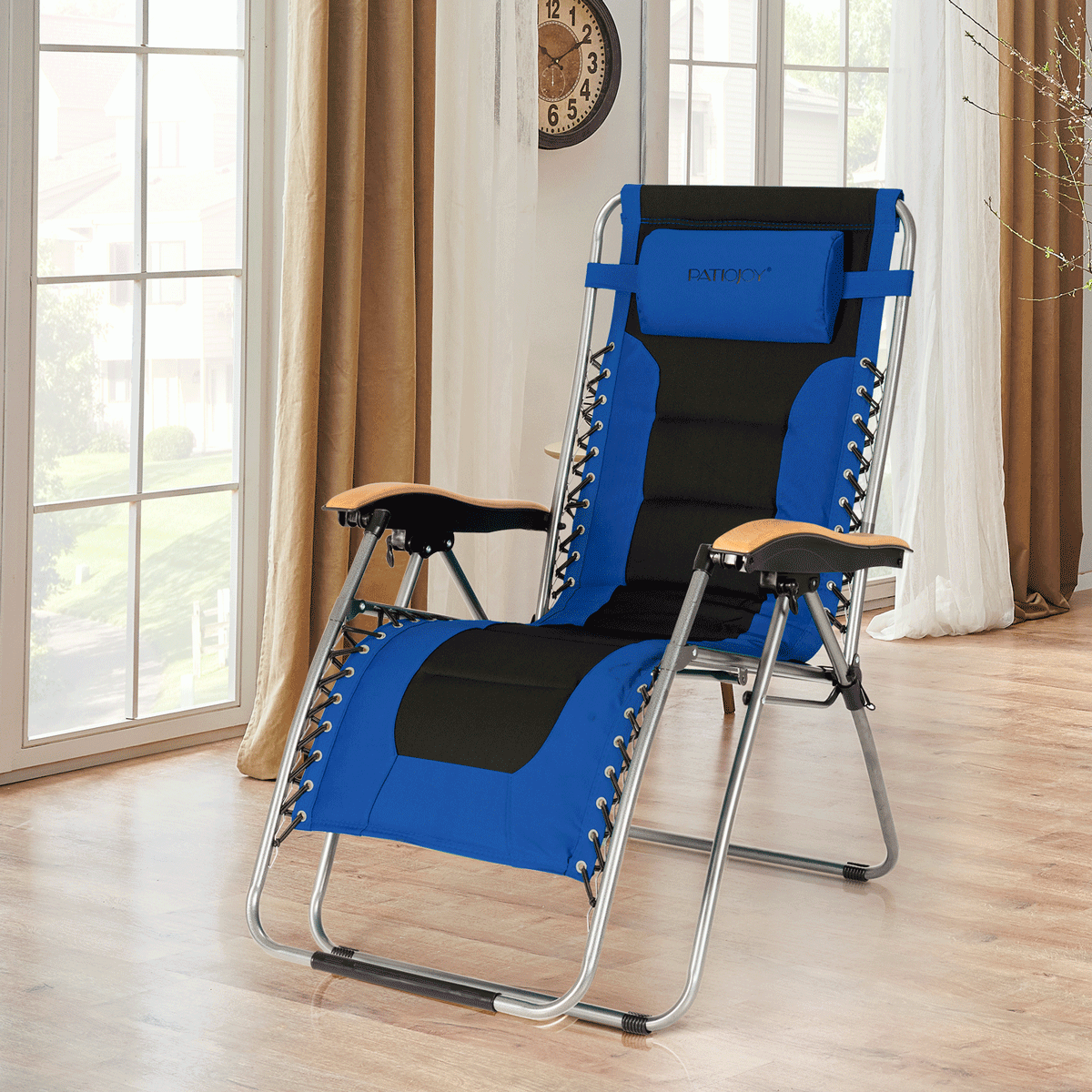 Oversized Zero Gravity Lounge Chair with Adjustable Recline
