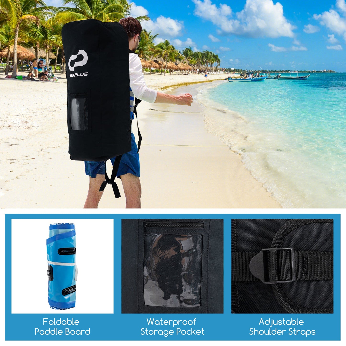 Inflatable Stand Up Paddle Board Sup Board with Premium SUP Accessories