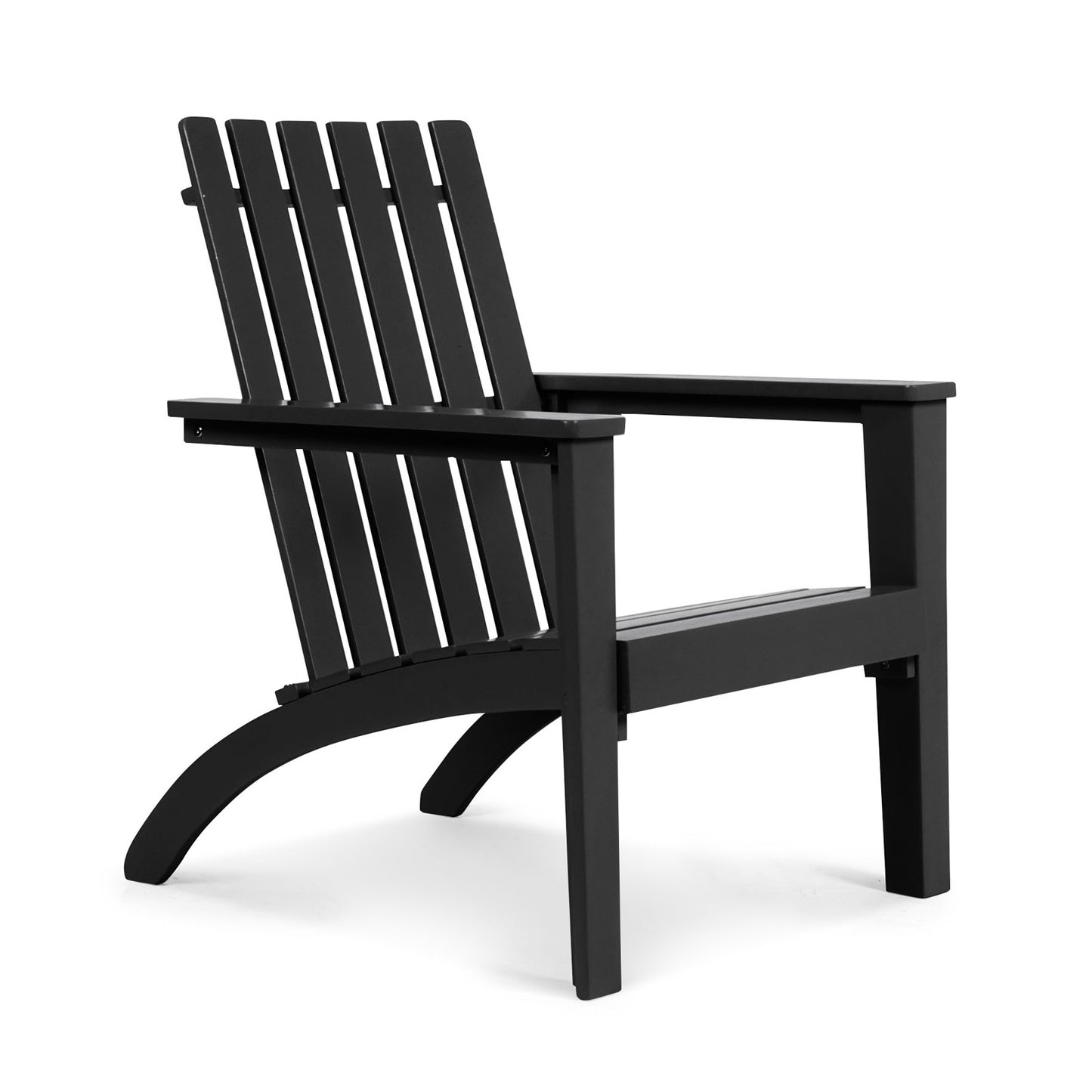 Acacia Wood Adirondack Chair with Ergonomic Backrest