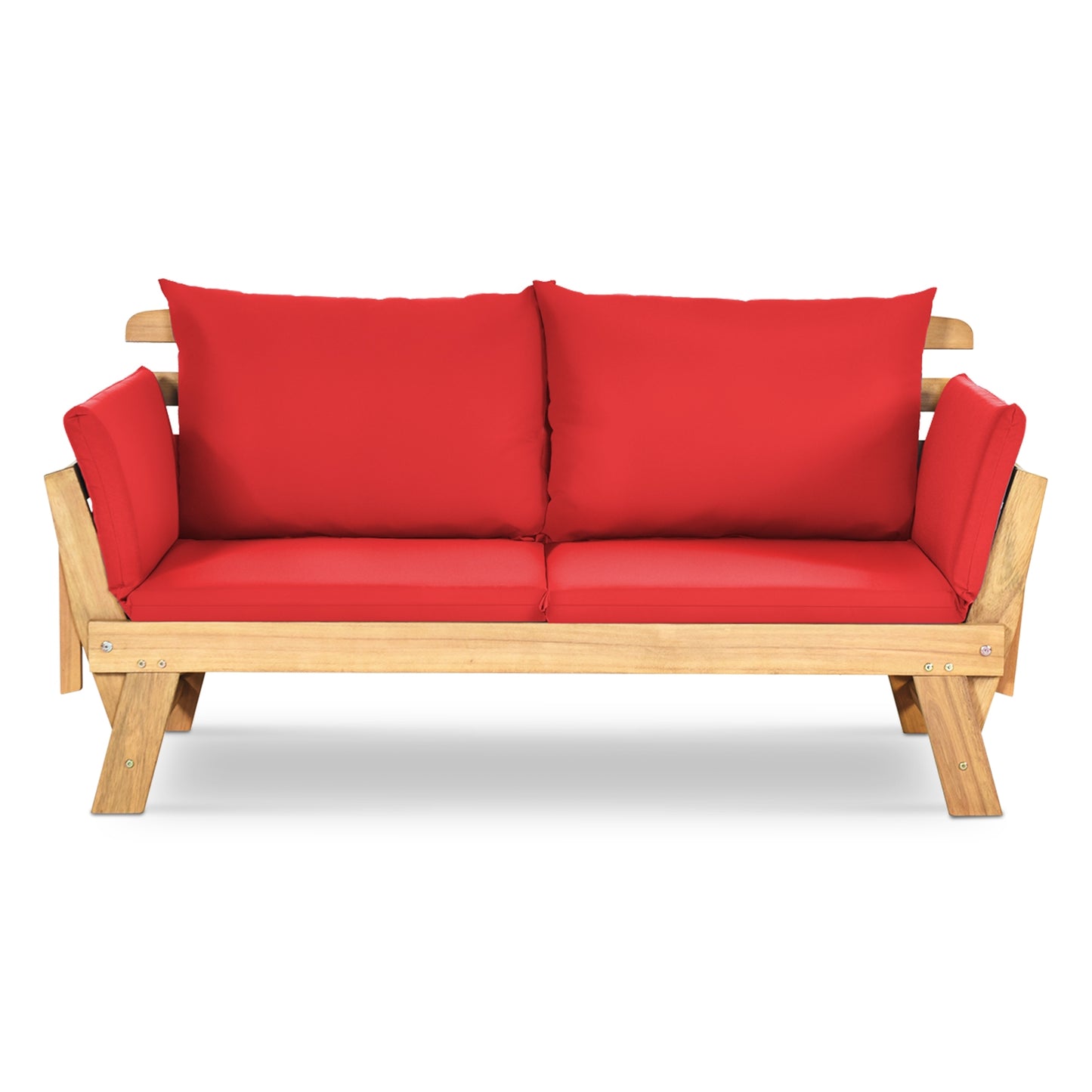 Convertible Patio Daybed Sofa with Thick Cushion