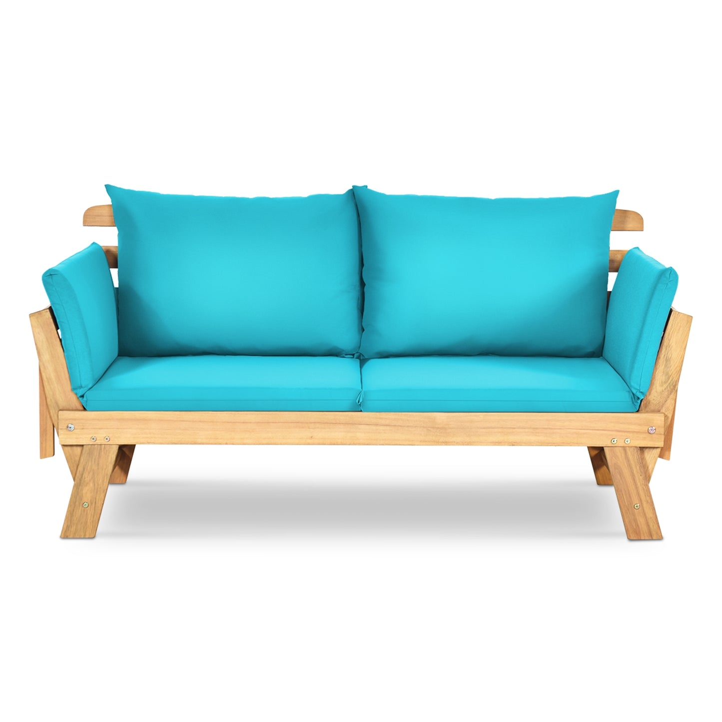 Convertible Patio Daybed Sofa with Thick Cushion