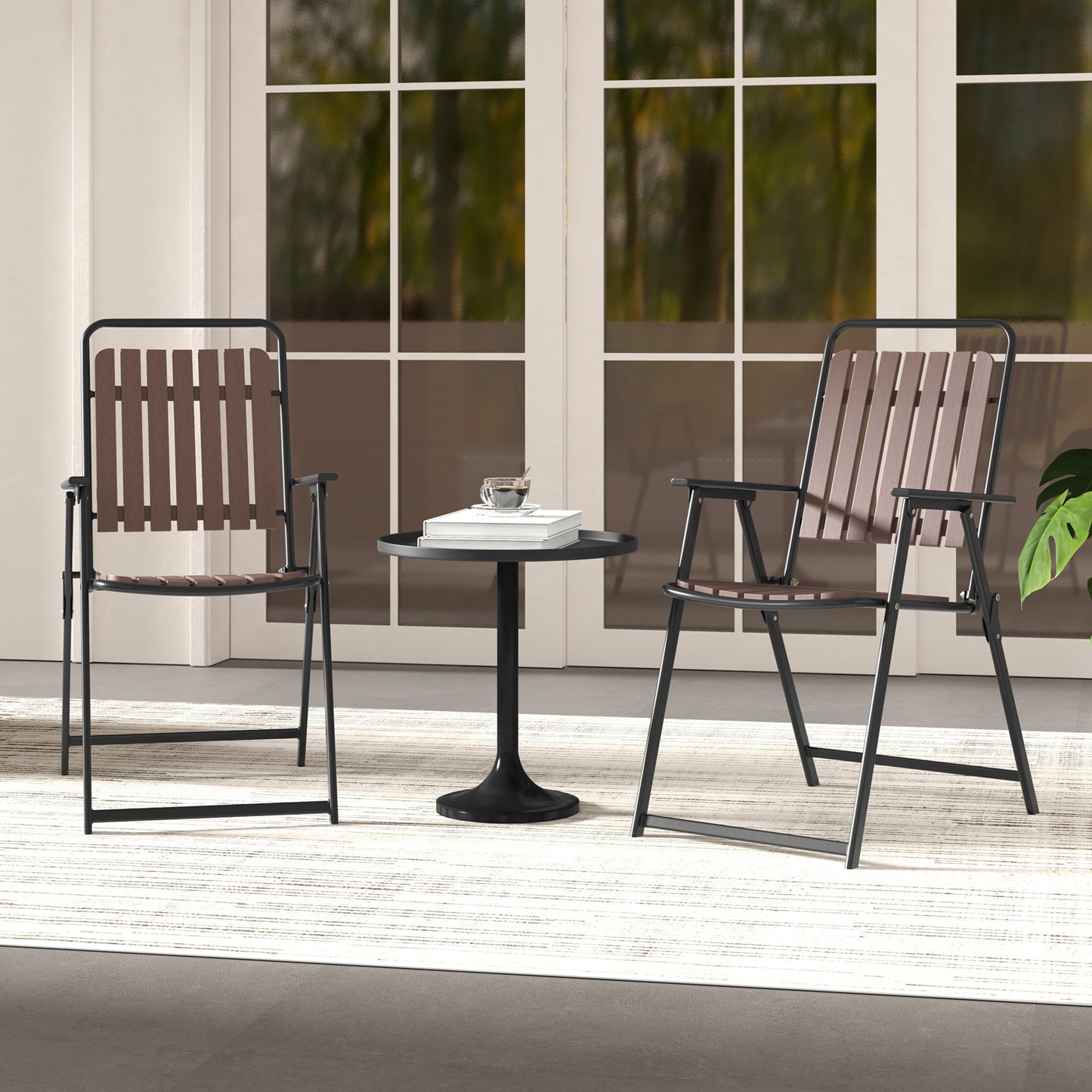 Folding Patio Dining Chairs Set of 4 - 400 LBS Capacity