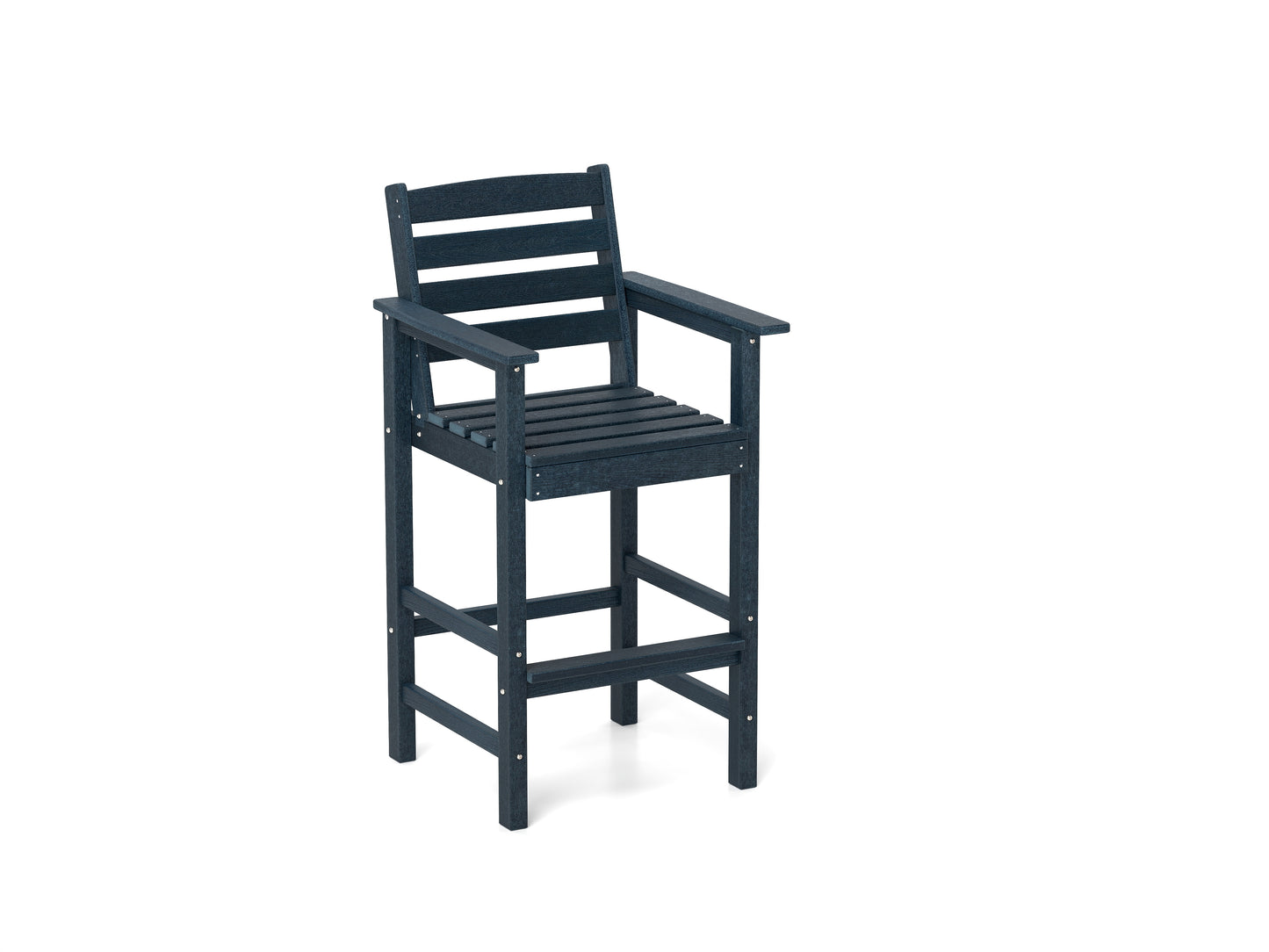 HDPE Adirondack Bar Chairs Set of 2 with Wide Armrests
