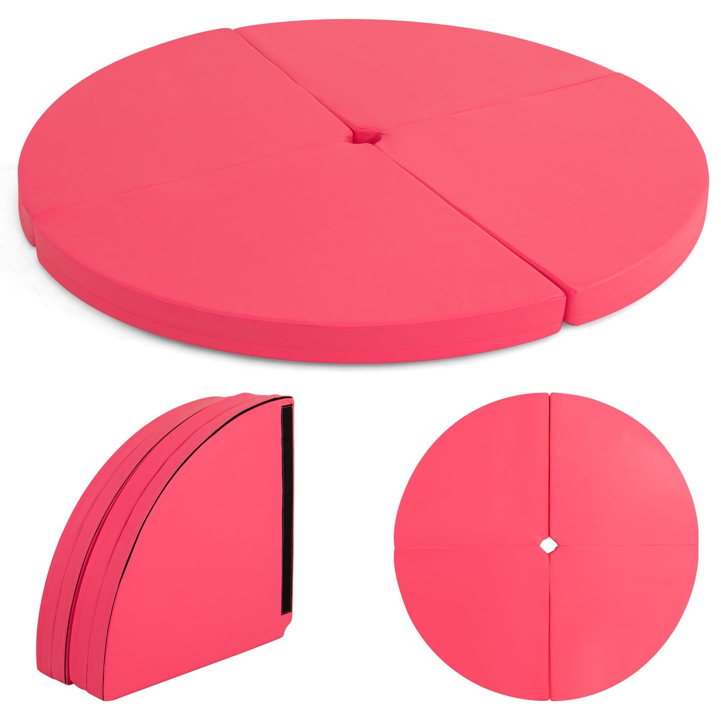 Pole Dance Crash Mat Round Portable Yoga Mat with EPE Foam