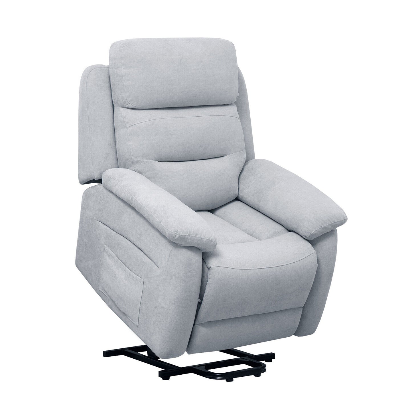Power Lift Recliner Chair with Remote Control and Side Pocket