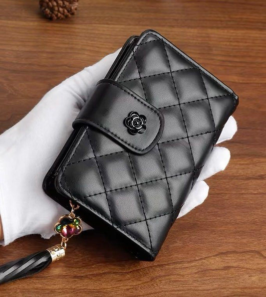 Ladies Leather Clutch Wallet