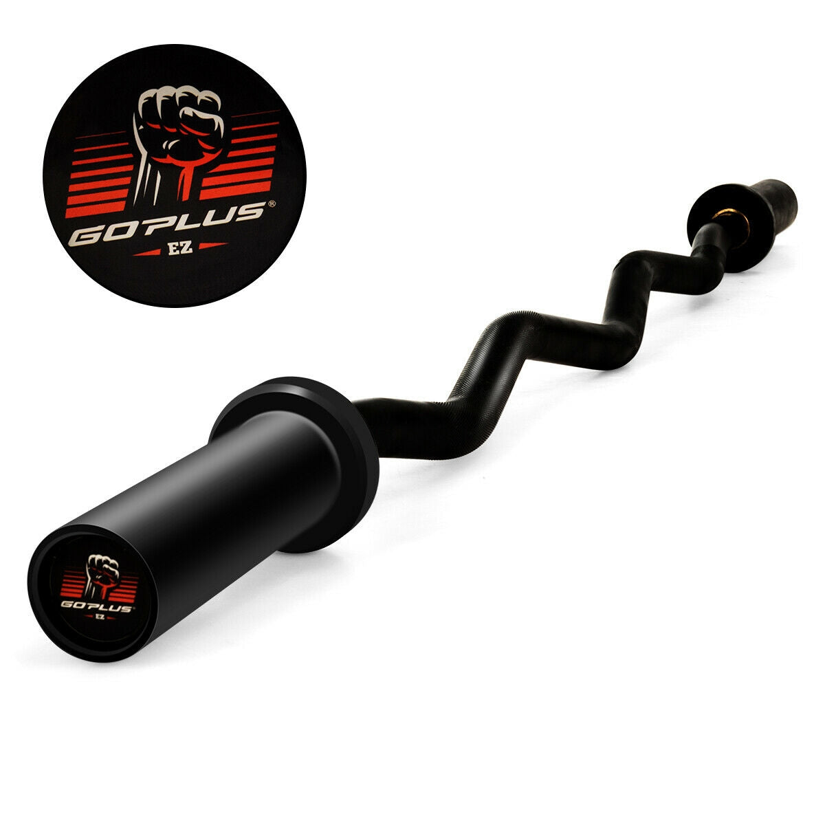 48-Inch Olympic Barbell - 400 lb Capacity Phosphate Steel