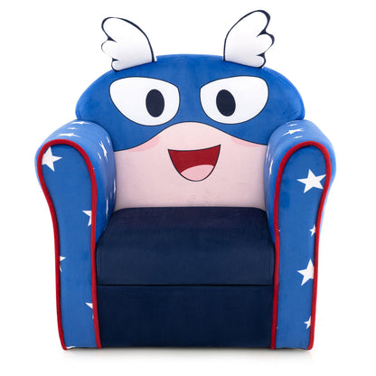 Kids Sofa Chair with Armrests and Thick Cushion