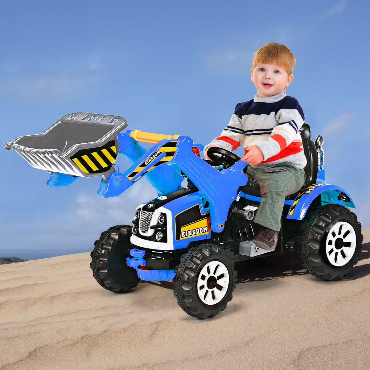 12 V Battery Powered Kids Ride on Dumper Truck