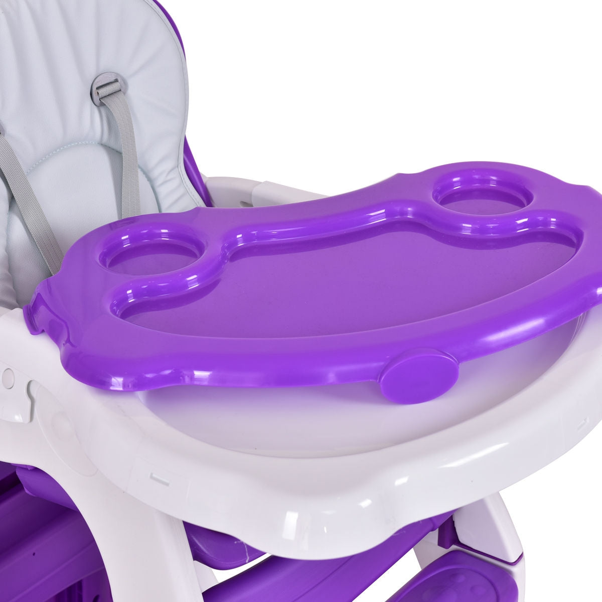 3-in-1 Convertible Baby High Chair with Adjustable Tray