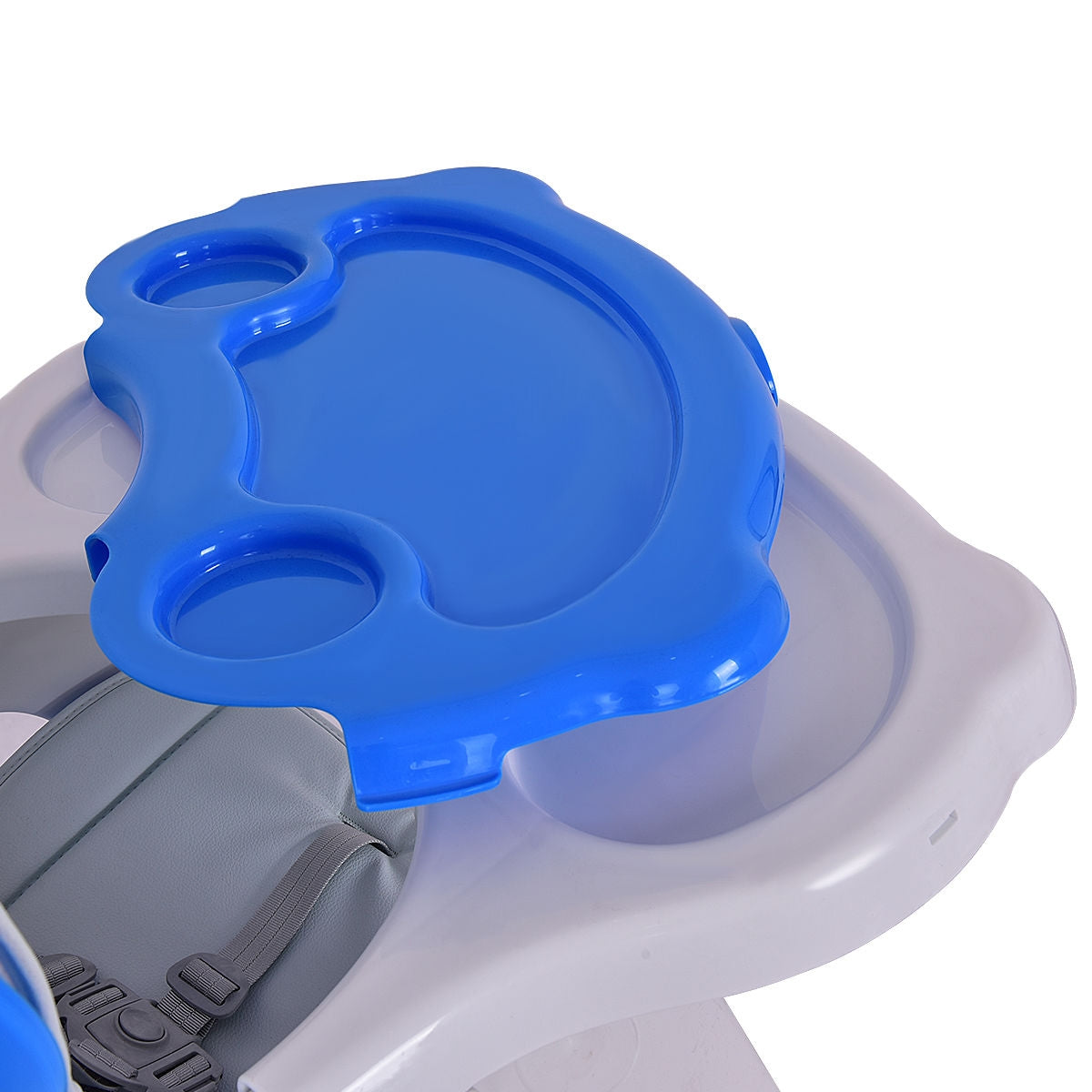 3-in-1 Convertible Baby High Chair with Adjustable Tray