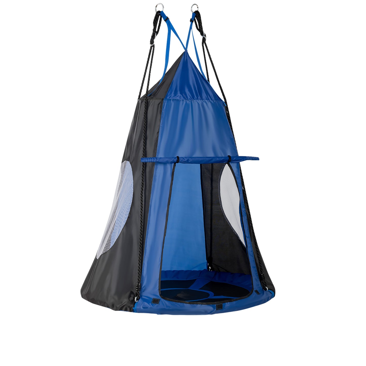 40 Inch Saucer Swing with Detachable Play Tent for Kids