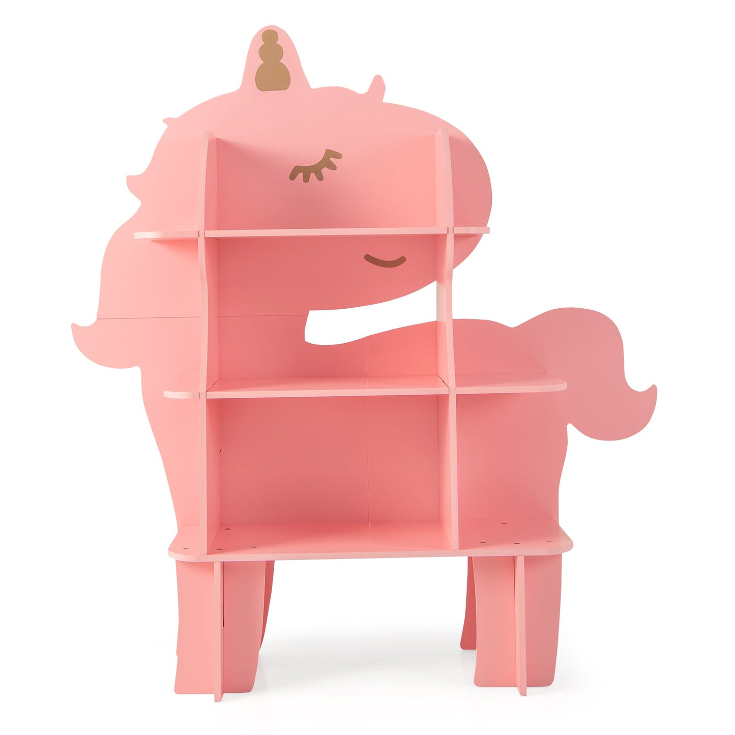 Kids Bookcase Toy Storage Organizer with Open Storage Shelves