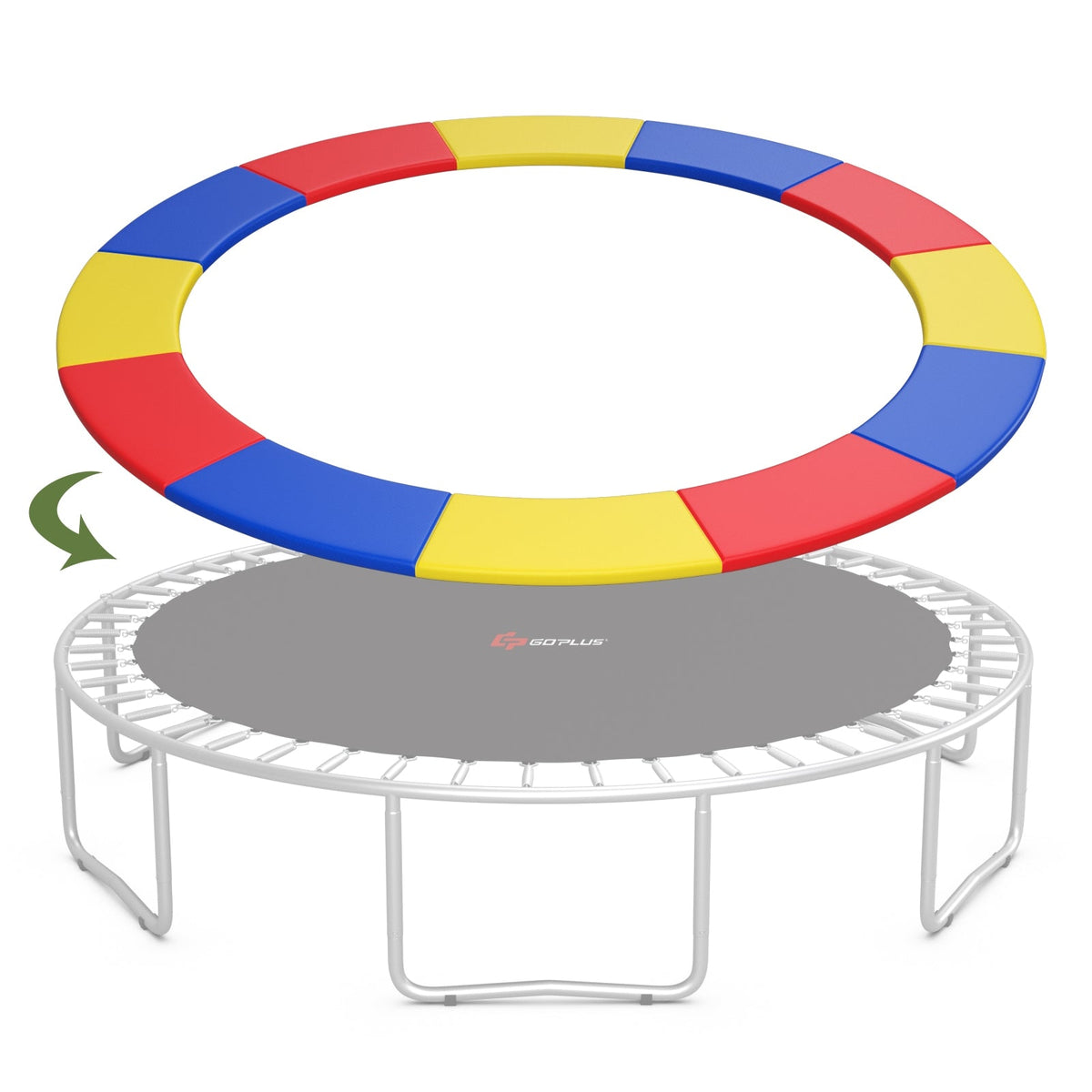 12 Feet Waterproof and Tear-Resistant Universal Trampoline Safety Pad Spring Cover
