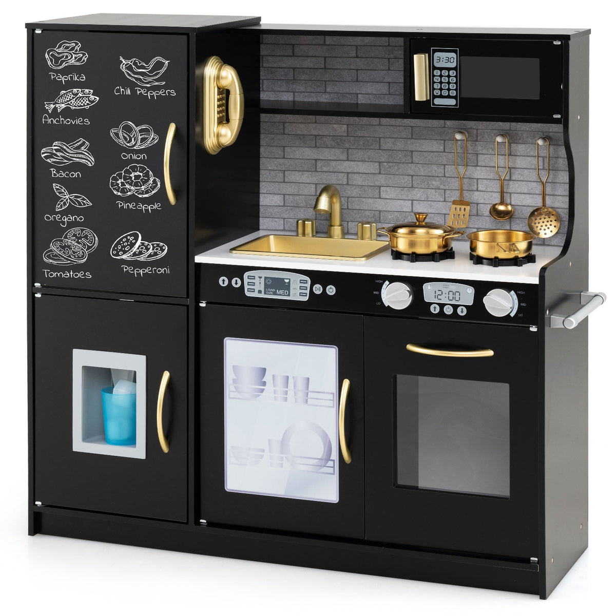 Toddler Pretend Play Kitchen for Boys and Girls 3-6 Years Old