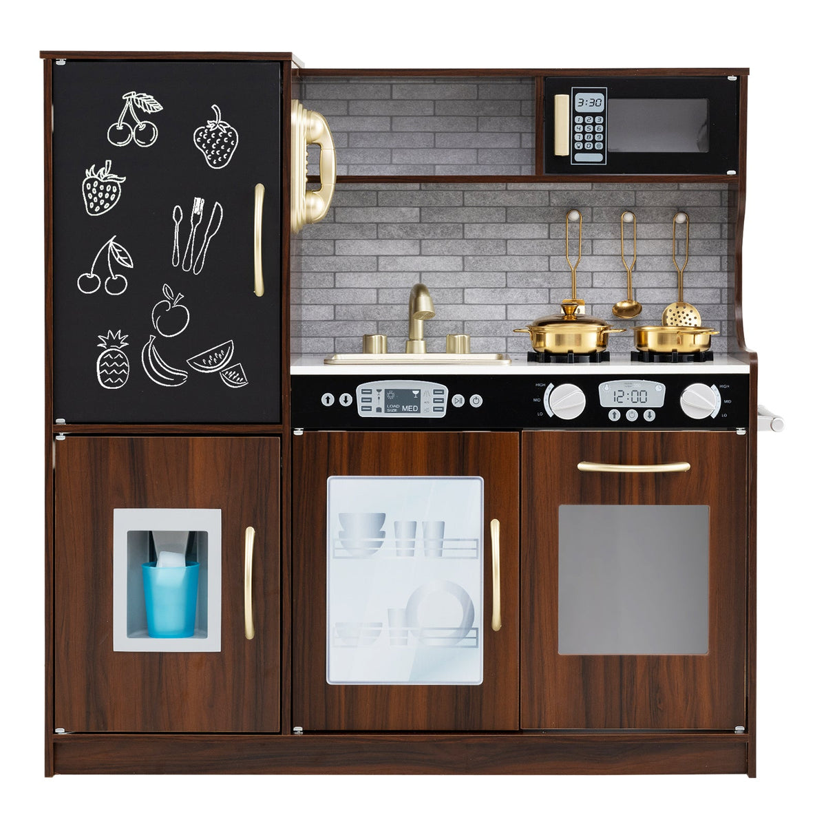 Toddler Pretend Play Kitchen for Boys and Girls 3-6 Years Old