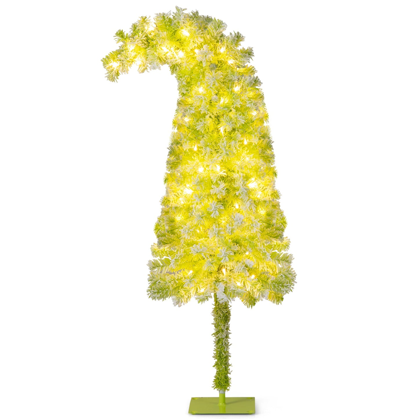 5/6/7 FT Whimsical Christmas Tree with Bendable Top and 216/290/366 Branch