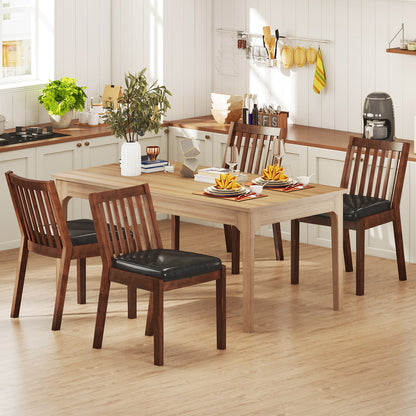 Upholstered Dining Chairs Set of 4 with Padded Seats