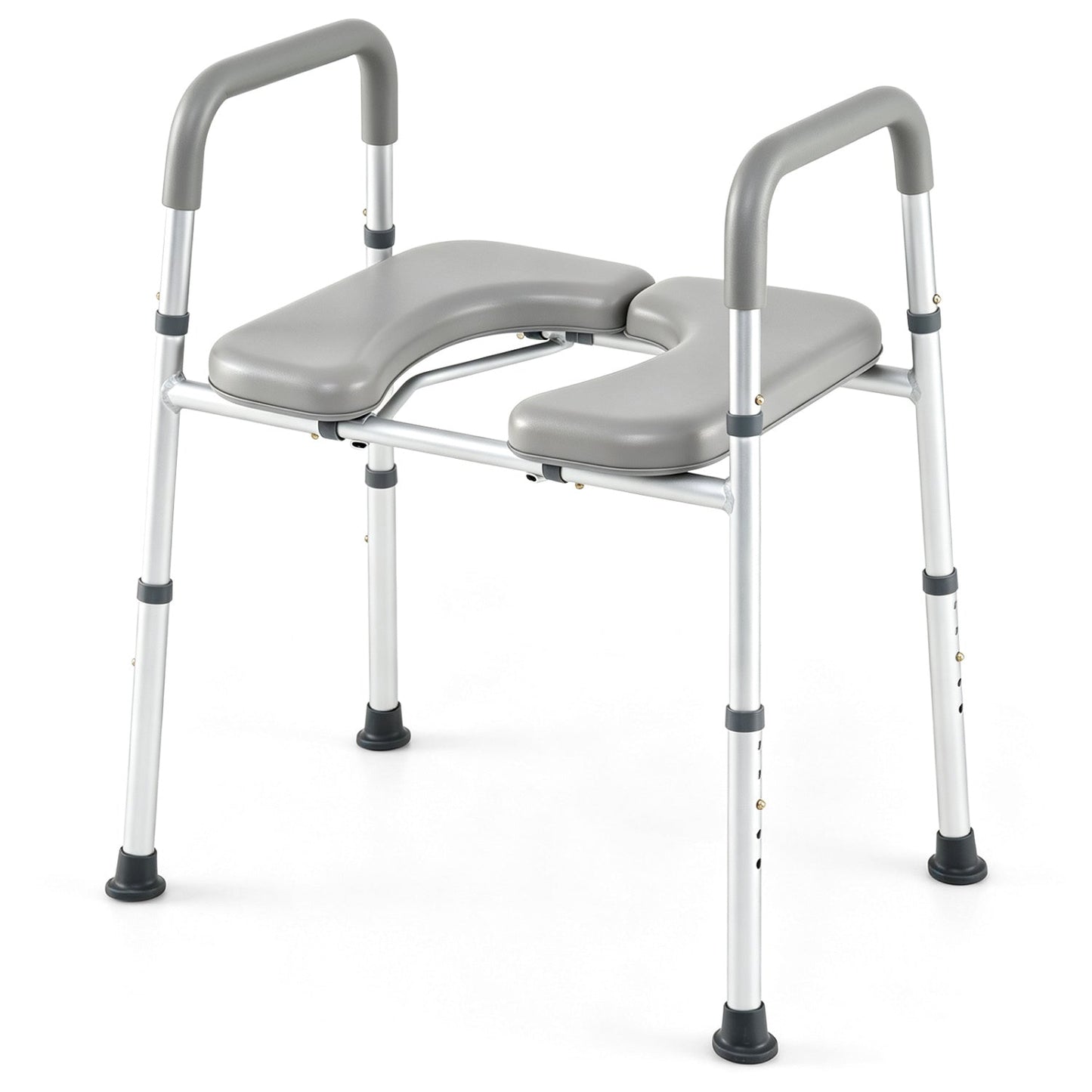 Raised Toilet Seat with Handles - 400 LBS Capacity