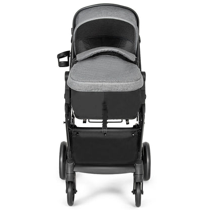 2-in-1 Foldable Baby Stroller with Reversible Seat